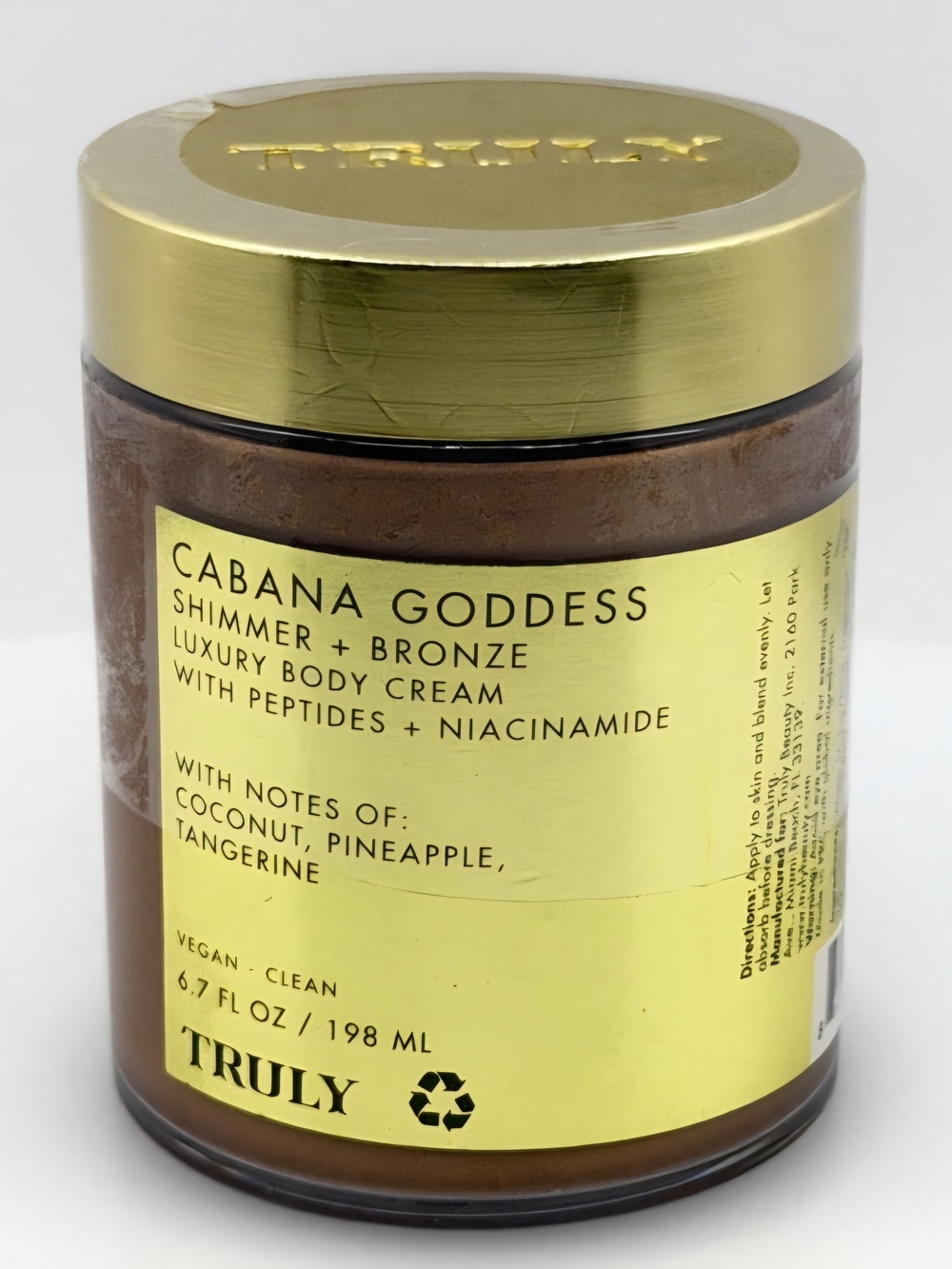 TRULY Cabana Goddess Shimmer + Bronze Body Cream — Gold & Bronze